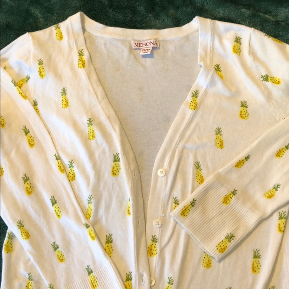 Merona Pineapple Cardigan